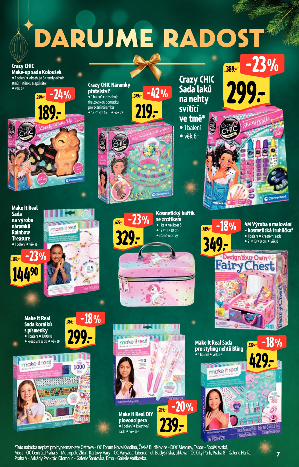 Leták Albert Hypermarket - Akční katalog Darujme radost - strana 7