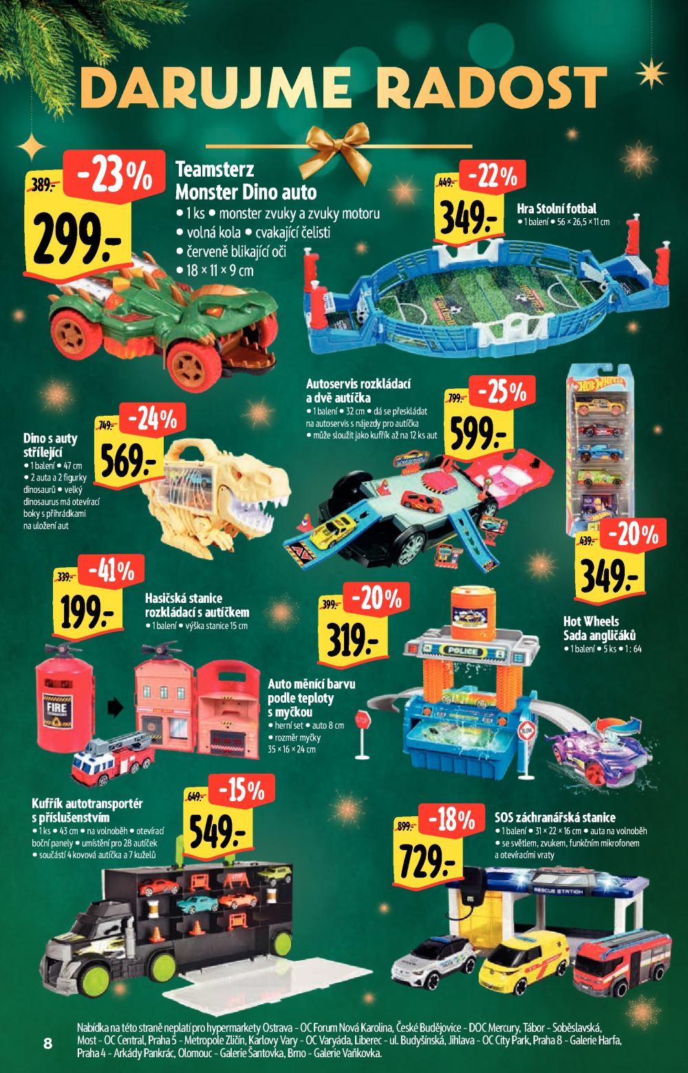 Leták Albert Hypermarket - Akční katalog Darujme radost - strana 8