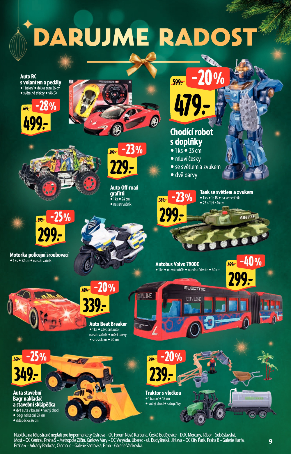 Leták Albert Hypermarket - Akční katalog Darujme radost - strana 9