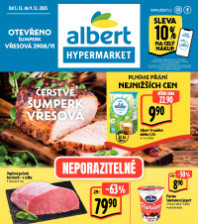 Akční leták Albert Hypermarket  - Šumperk, Vřesová