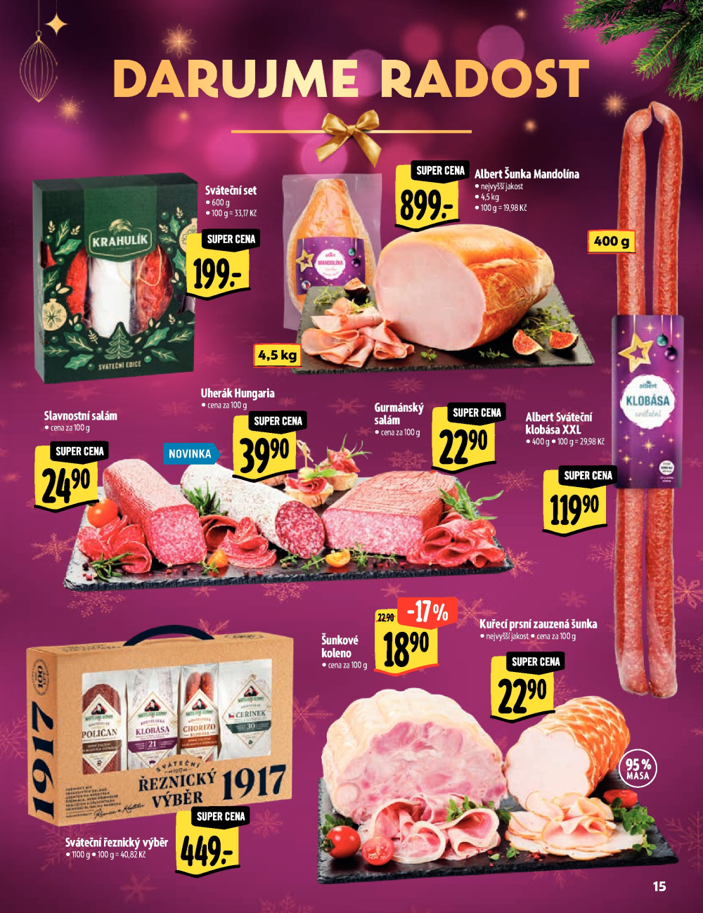 Leták Albert Hypermarket - Akční katalog Darujme radost II. - strana 15