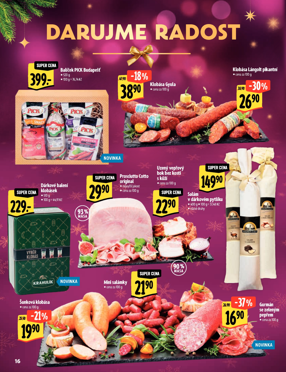 Leták Albert Hypermarket - Akční katalog Darujme radost II. - strana 16