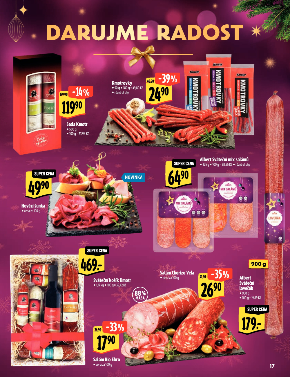 Leták Albert Hypermarket - Akční katalog Darujme radost II. - strana 17