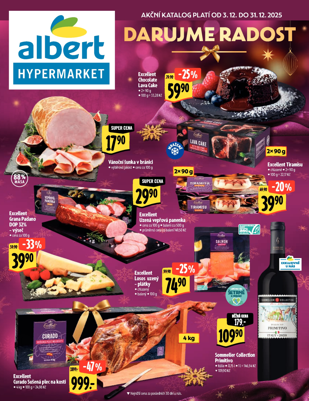 Leták Albert Hypermarket - Akční katalog Darujme radost II. - strana 1