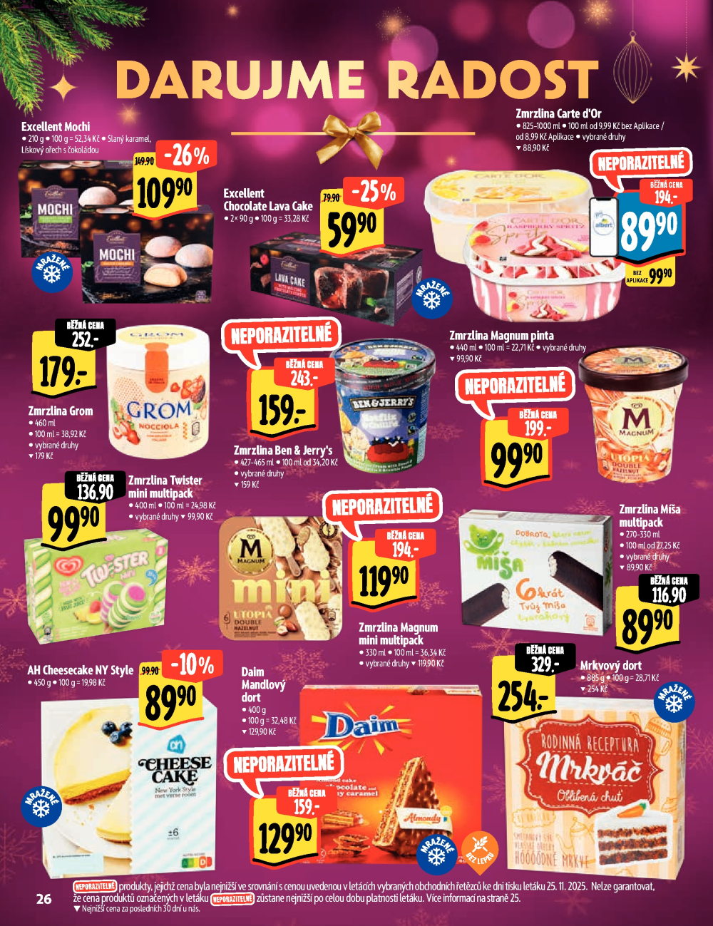 Leták Albert Hypermarket - Akční katalog Darujme radost II. - strana 26