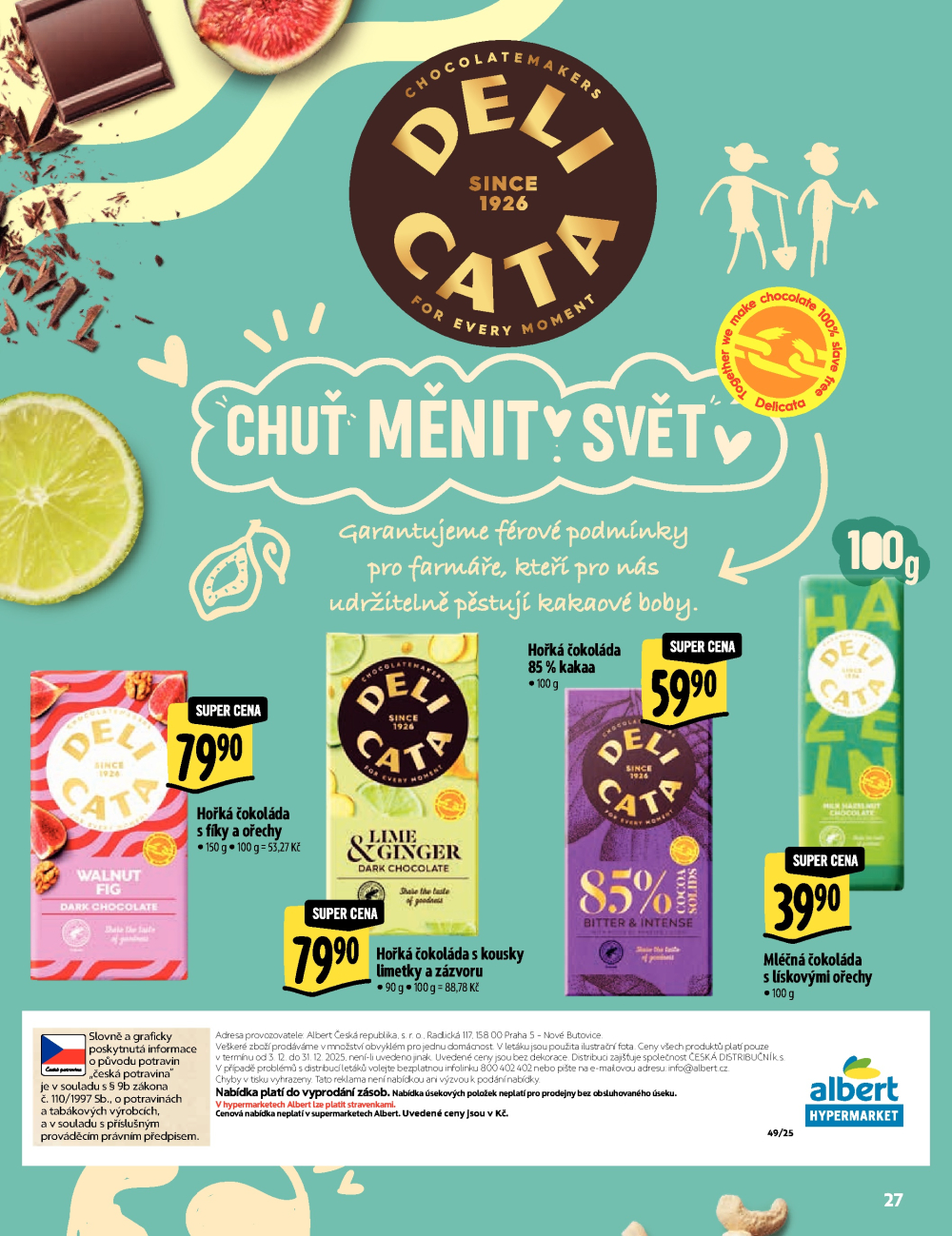 Leták Albert Hypermarket - Akční katalog Darujme radost II. - strana 27