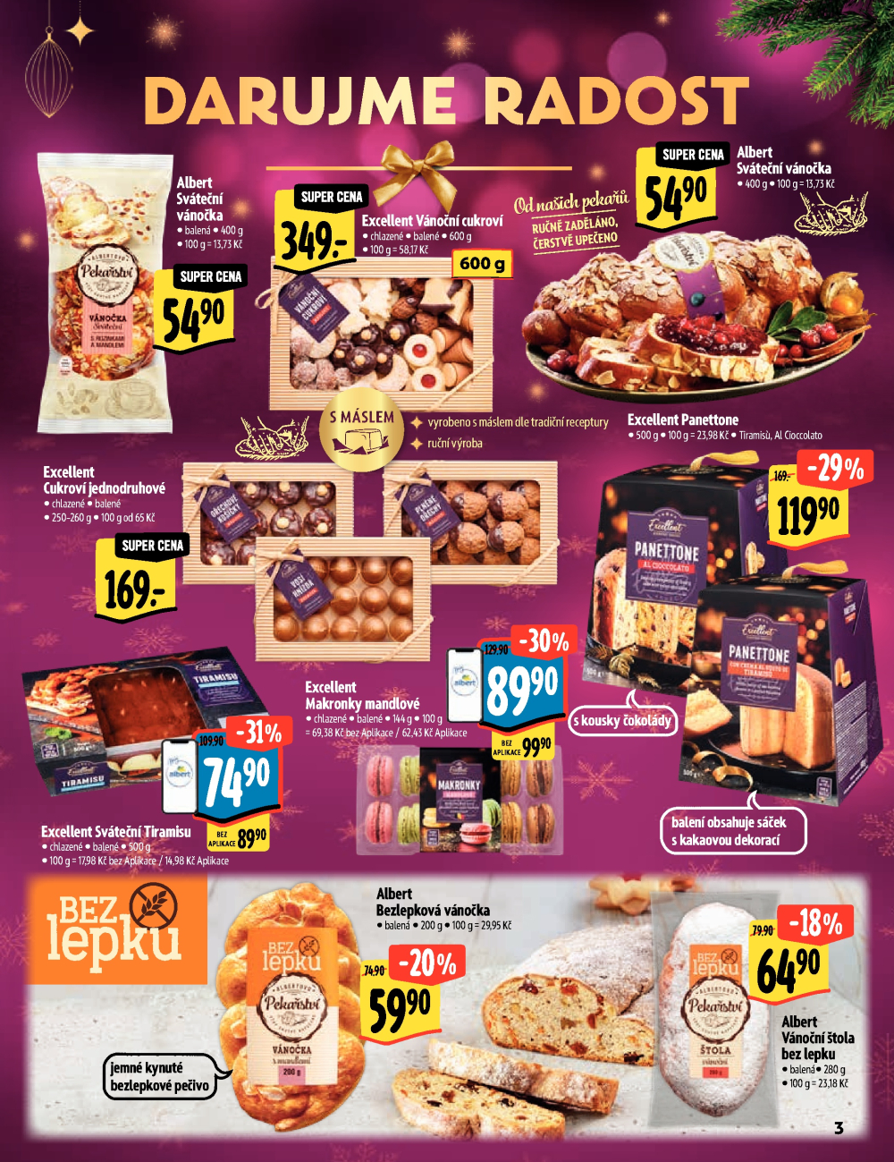 Leták Albert Hypermarket - Akční katalog Darujme radost II. - strana 3