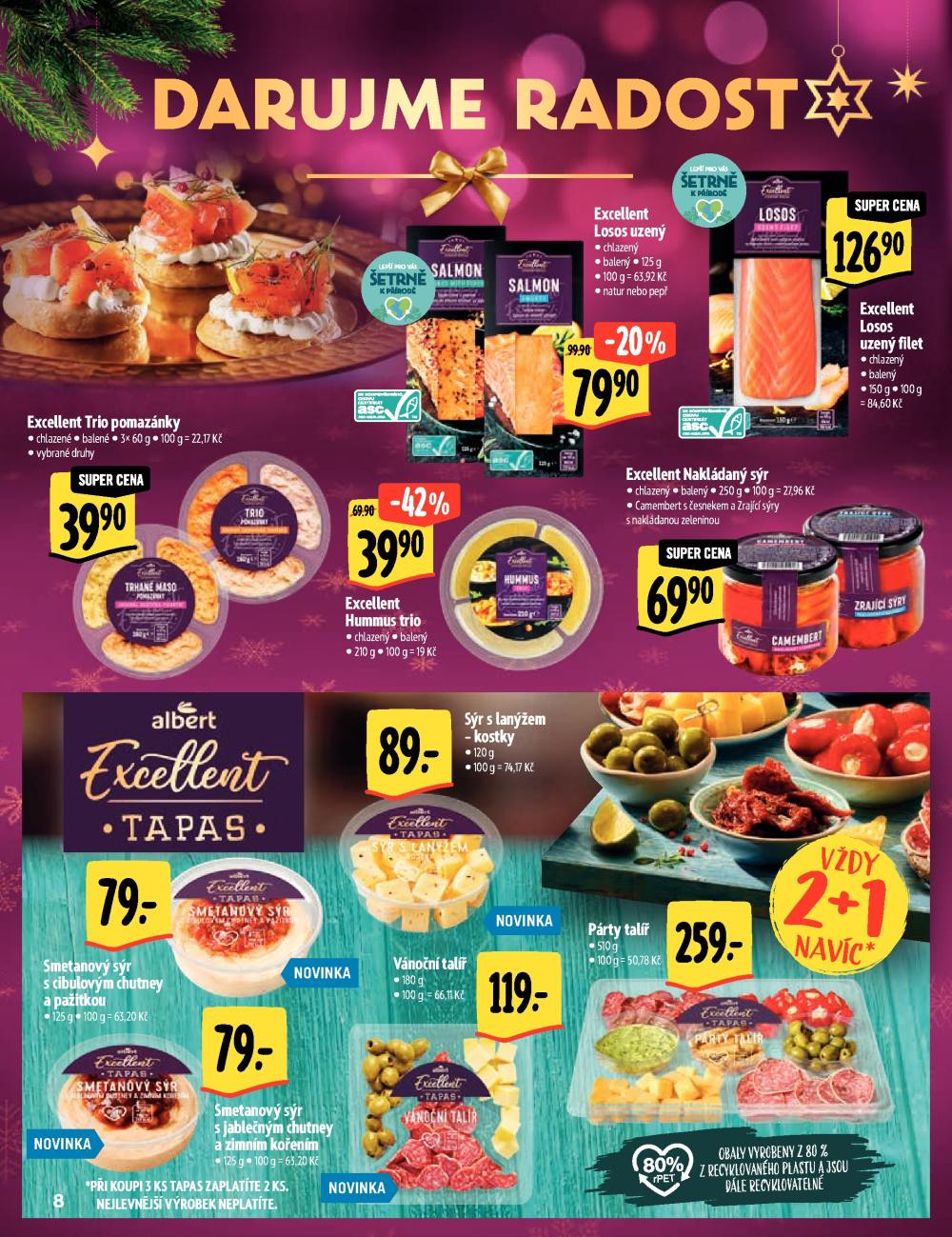 Leták Albert Hypermarket - Akční katalog Darujme radost II. - strana 8