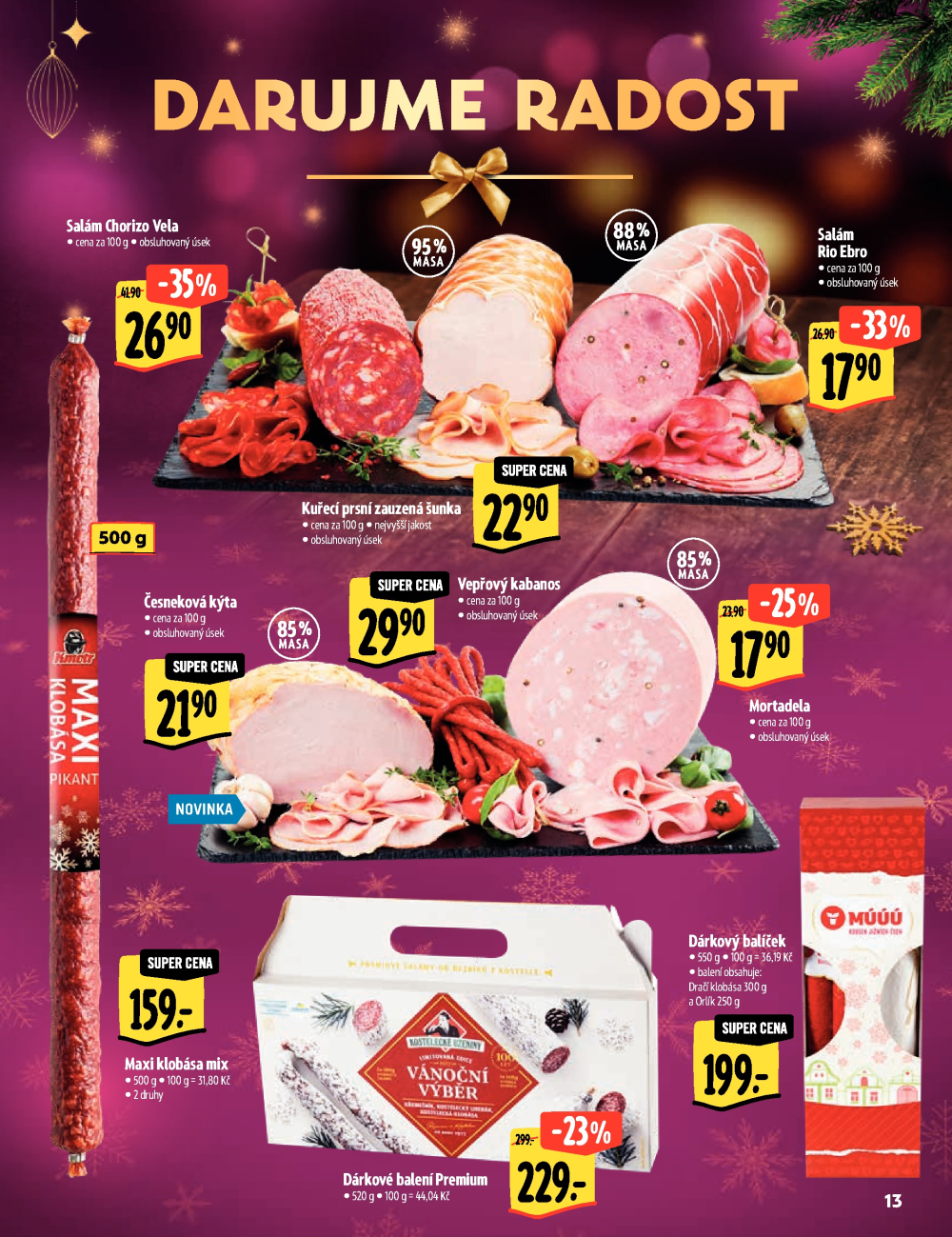 Leták Albert Supermarket - Akční katalog Darujme radost - strana 13