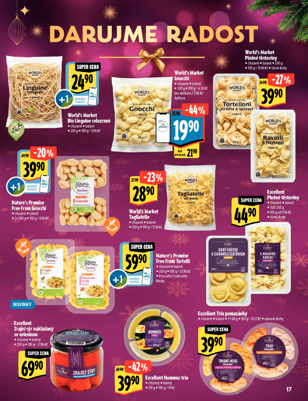 Leták Albert Supermarket - Akční katalog Darujme radost - strana 17