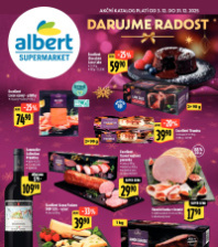 Akční leták Albert Supermarket - Akční katalog Darujme radost