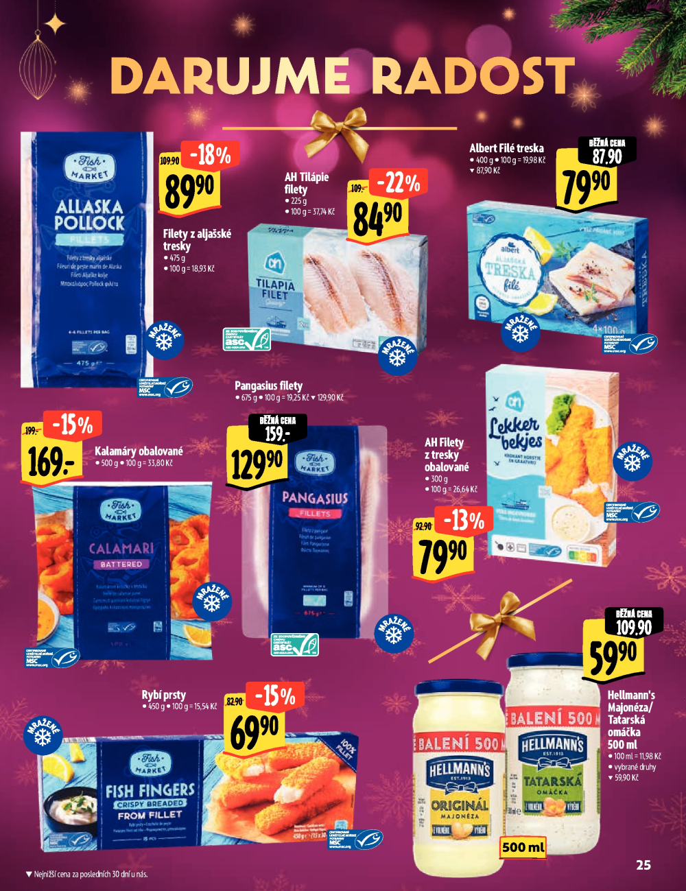 Leták Albert Supermarket - Akční katalog Darujme radost - strana 25