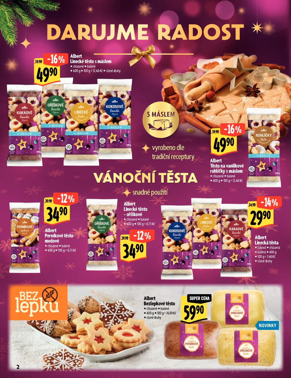 Leták Albert Supermarket - Akční katalog Darujme radost - strana 2