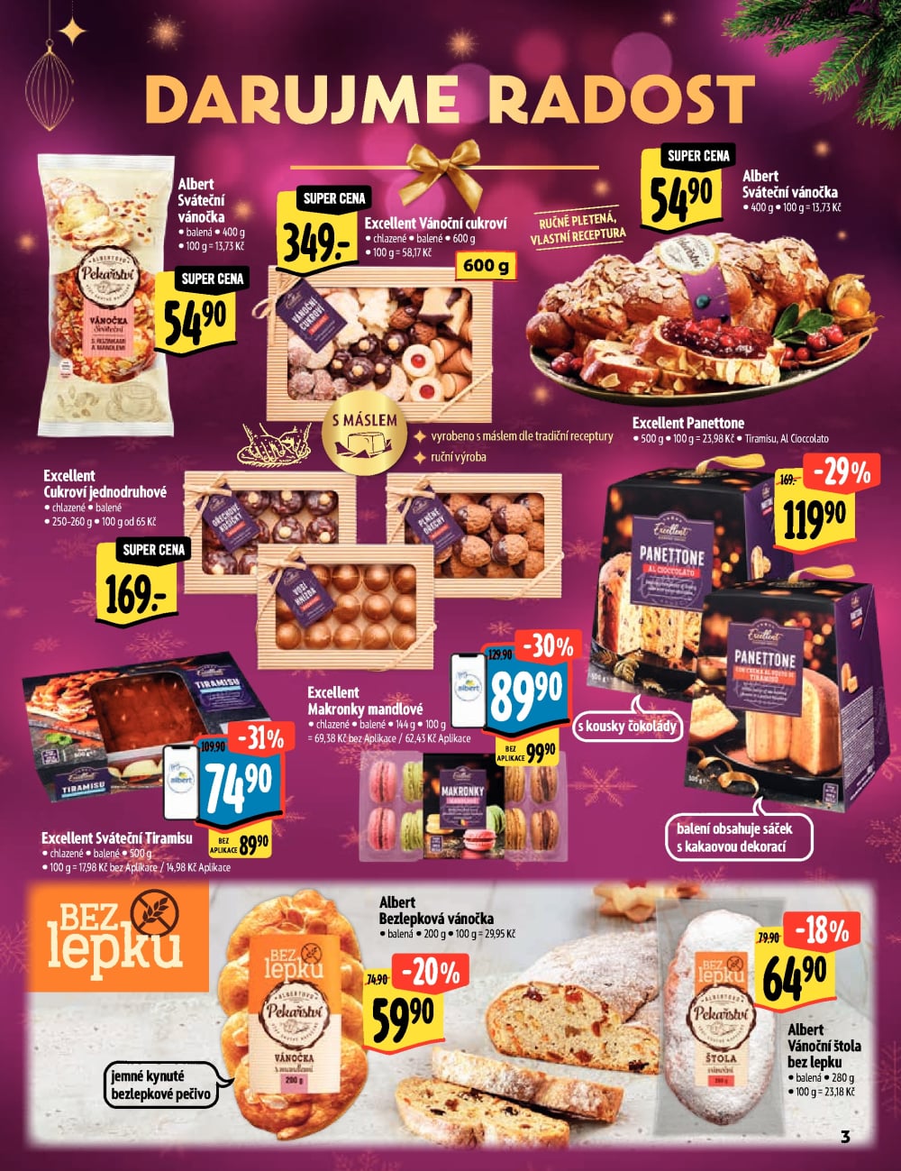 Leták Albert Supermarket - Akční katalog Darujme radost - strana 3