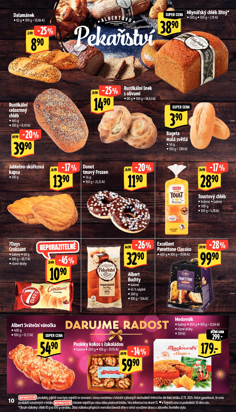 Leták Albert Supermarket leták - Praha - Nisa Mazurská - strana 17