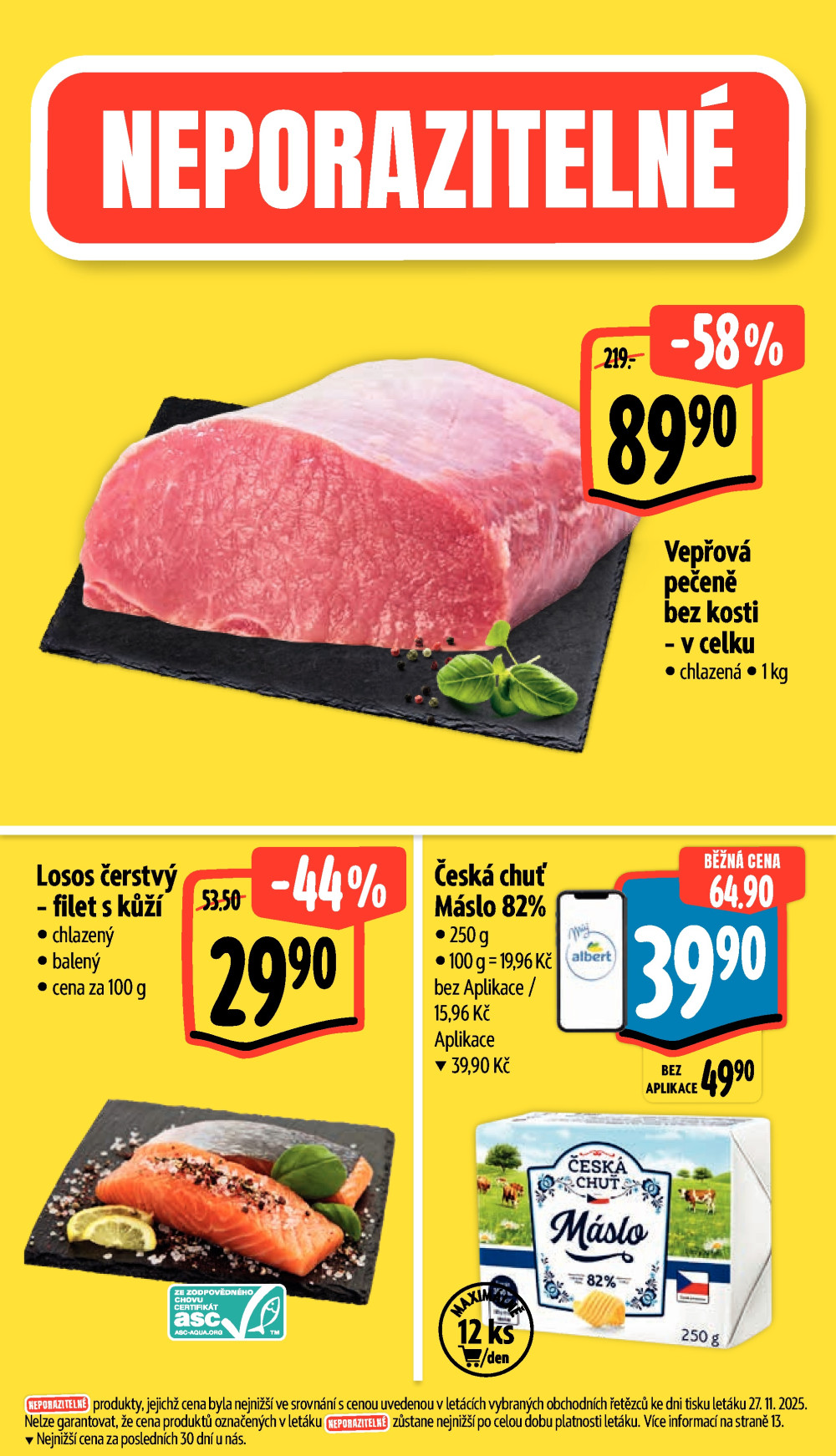 Leták Albert Supermarket leták - Praha - Nisa Mazurská - strana 3