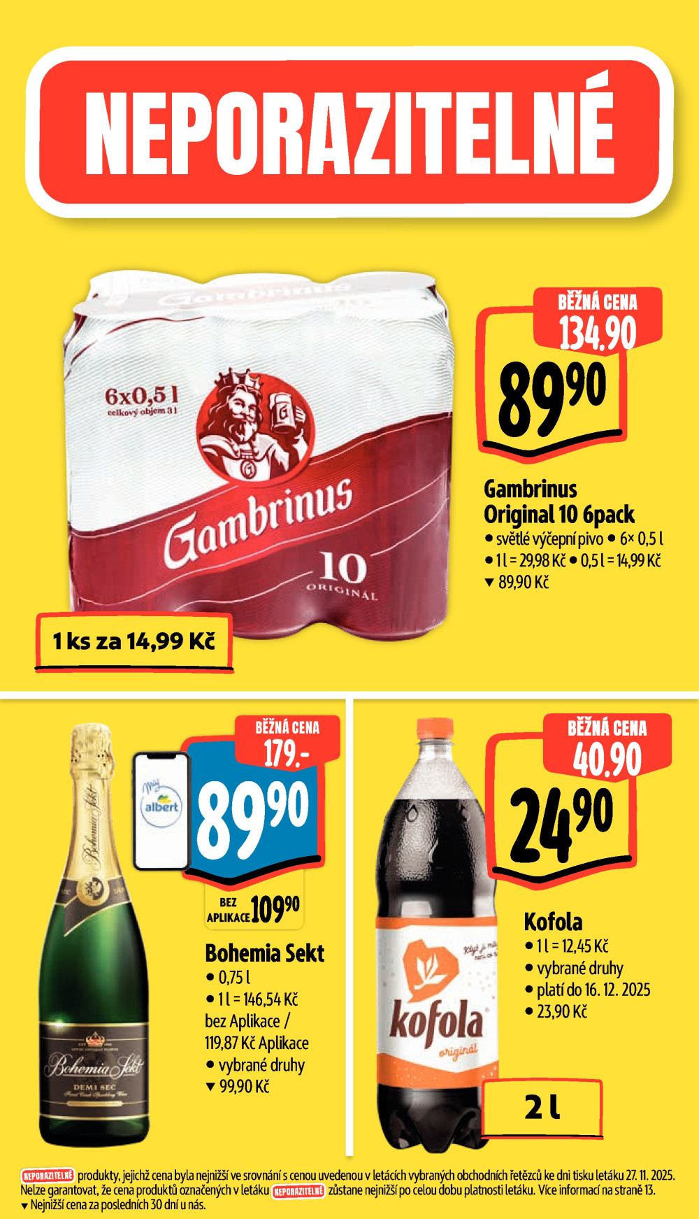 Leták Albert Supermarket leták - Praha - Nisa Mazurská - strana 5