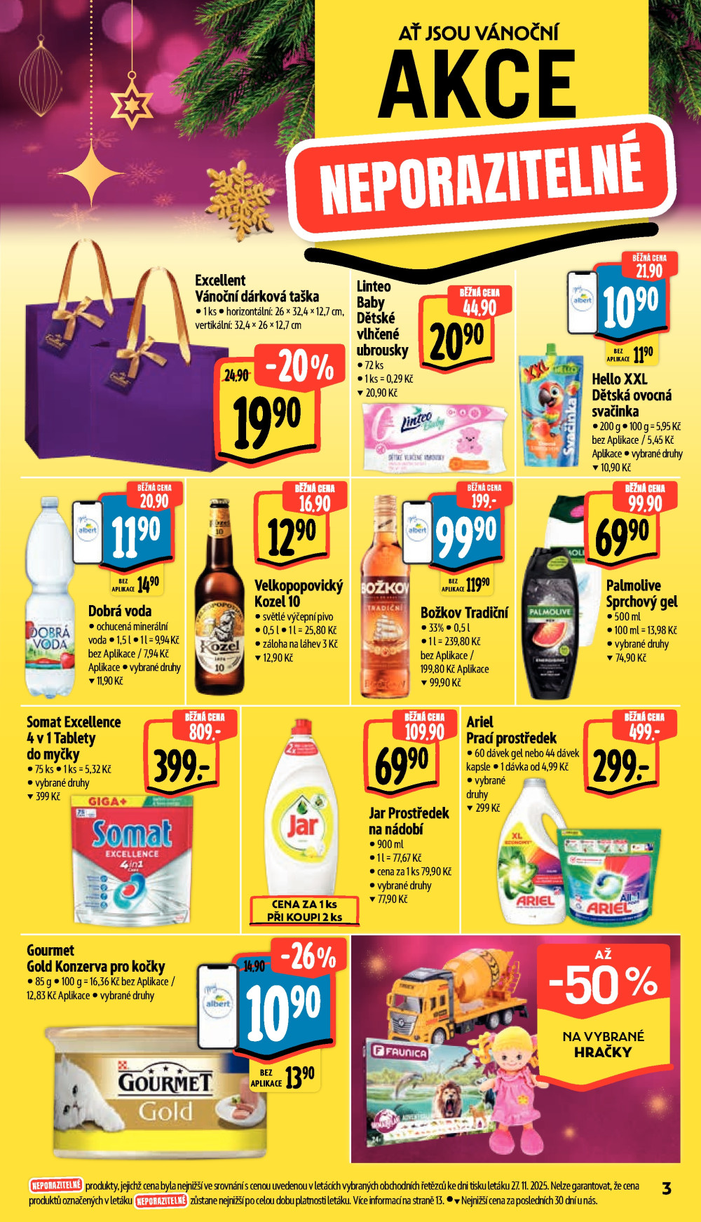 Leták Albert Supermarket leták - Praha - Nisa Mazurská - strana 7