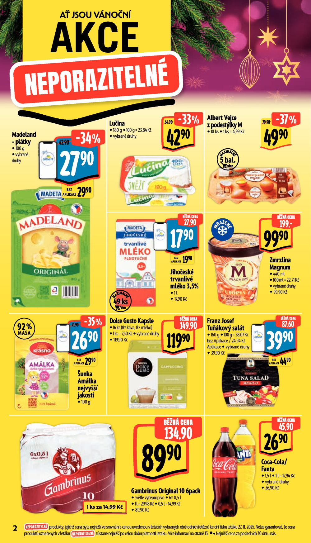 Leták Albert Supermarket leták - Praha, Veletržní - strana 6