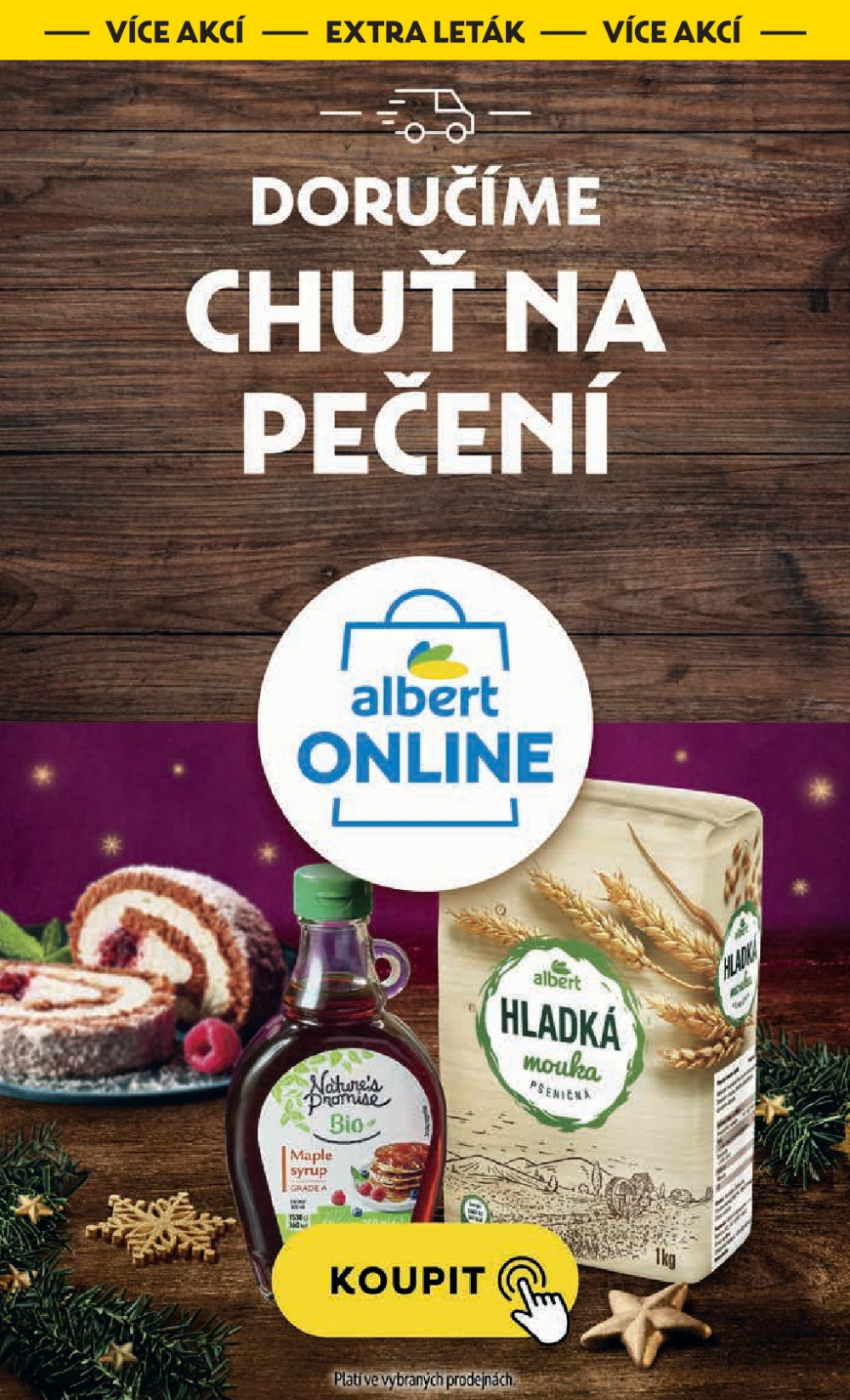 Leták Albert leták - Doručíme chuť na pečení - strana 1