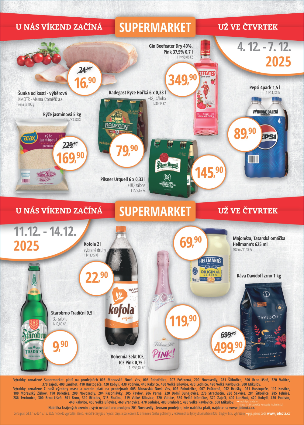 Leták Jednota Mikulov leták - strana 16