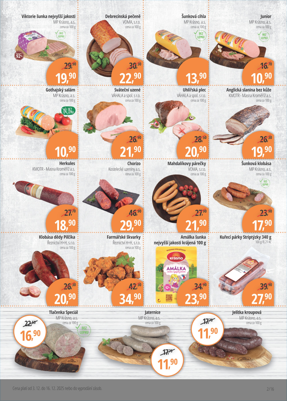 Leták Jednota Mikulov leták - strana 2