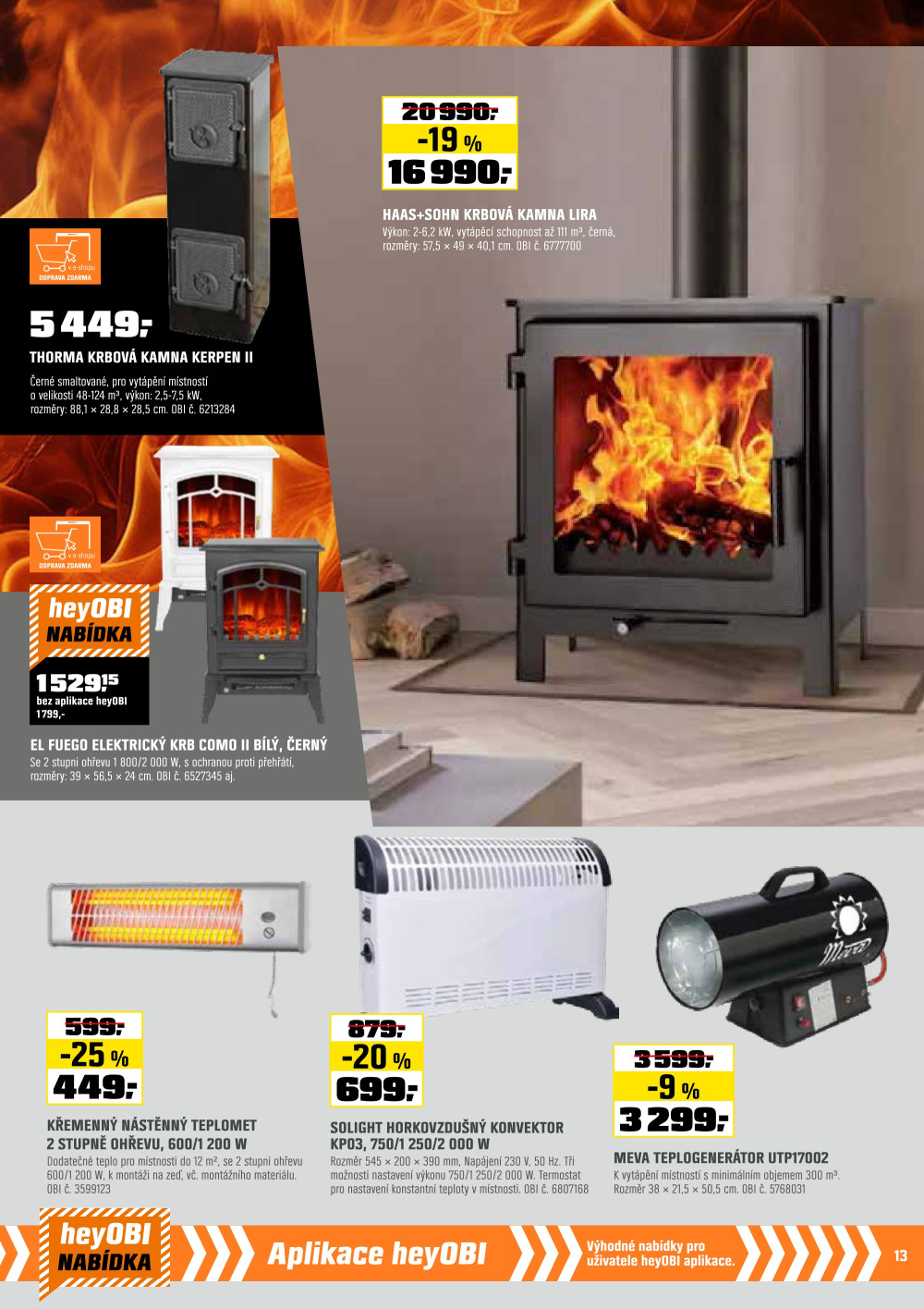 Leták OBI leták - strana 13