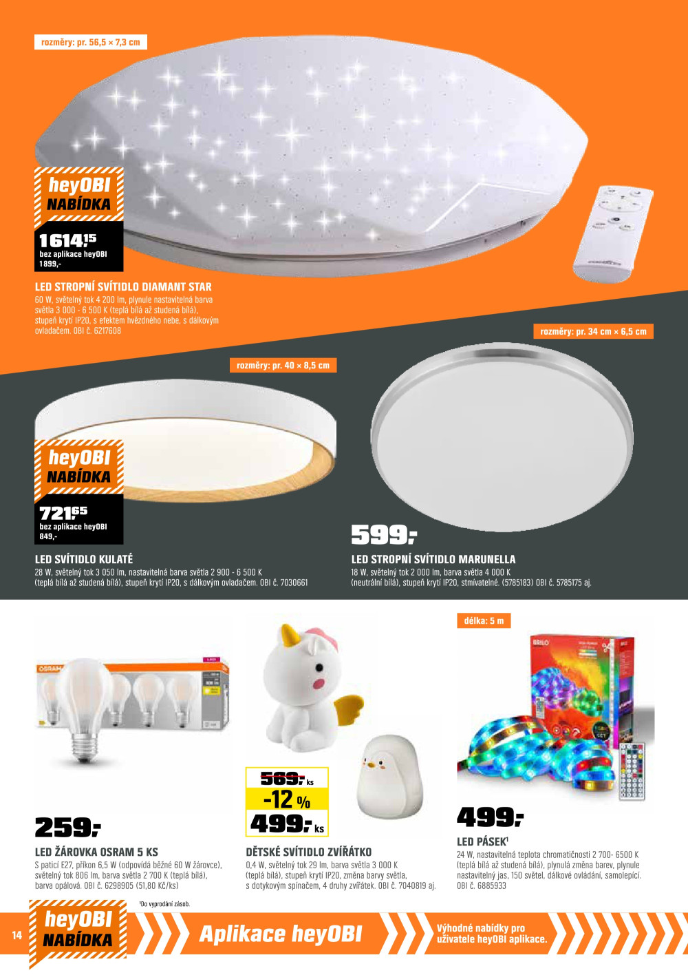 Leták OBI leták - strana 14