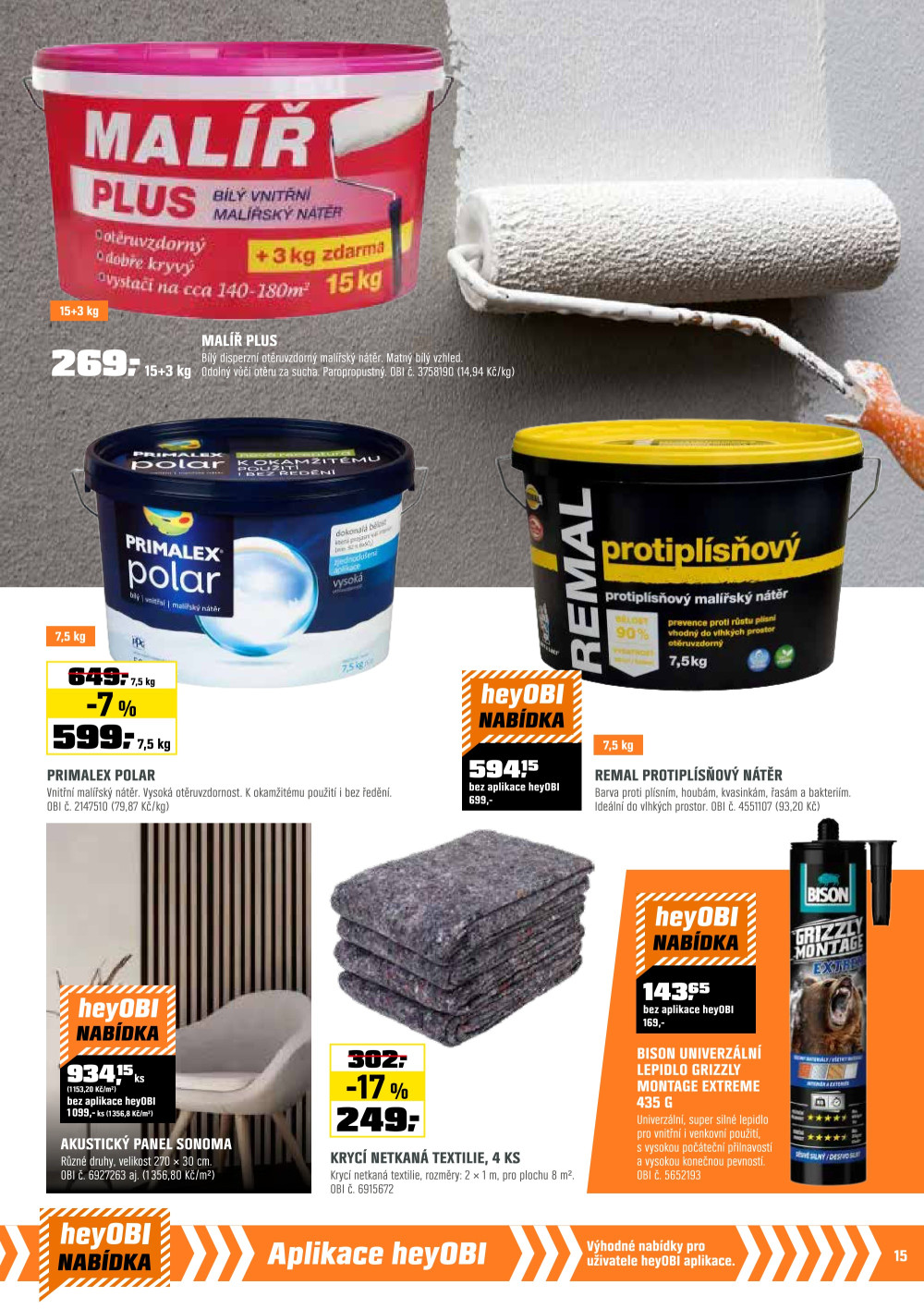 Leták OBI leták - strana 15