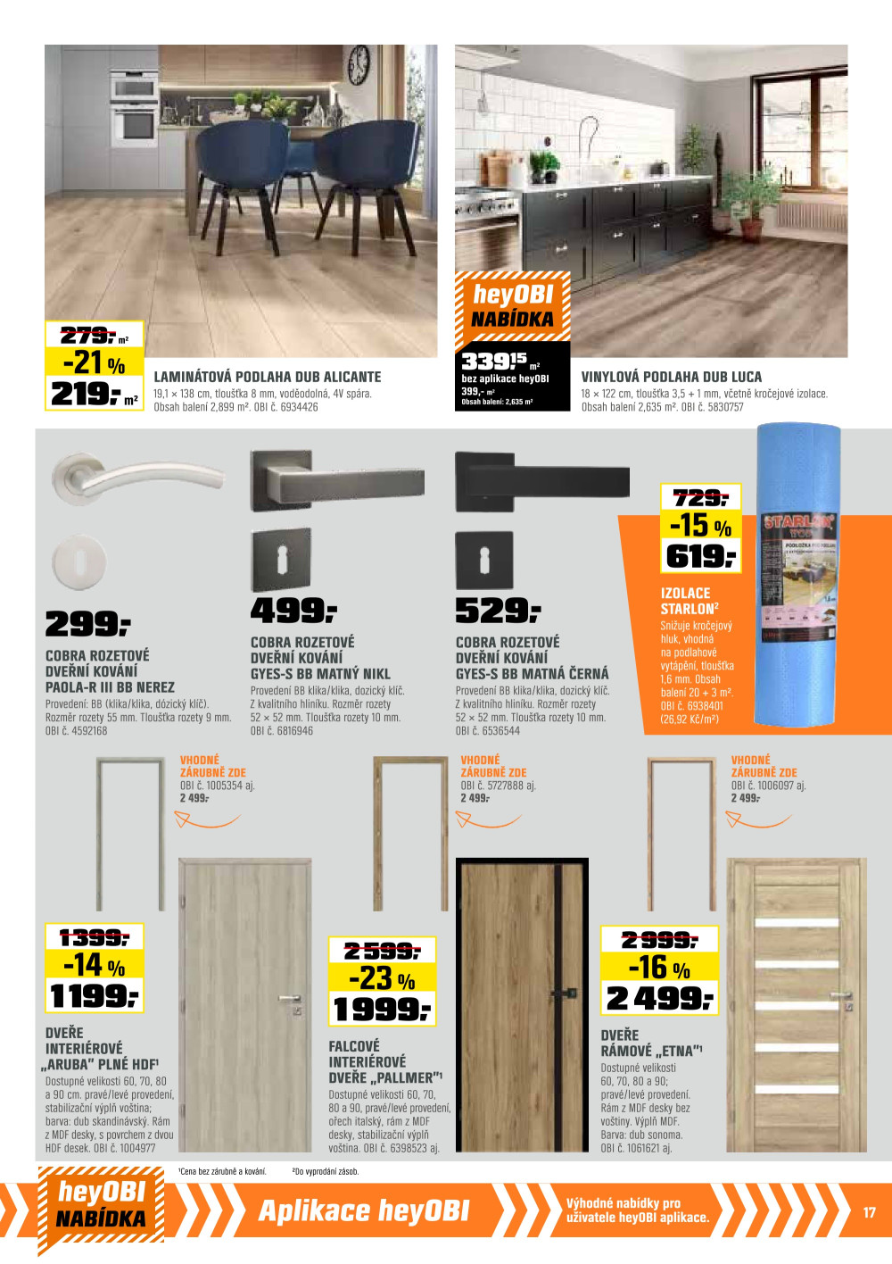 Leták OBI leták - strana 17