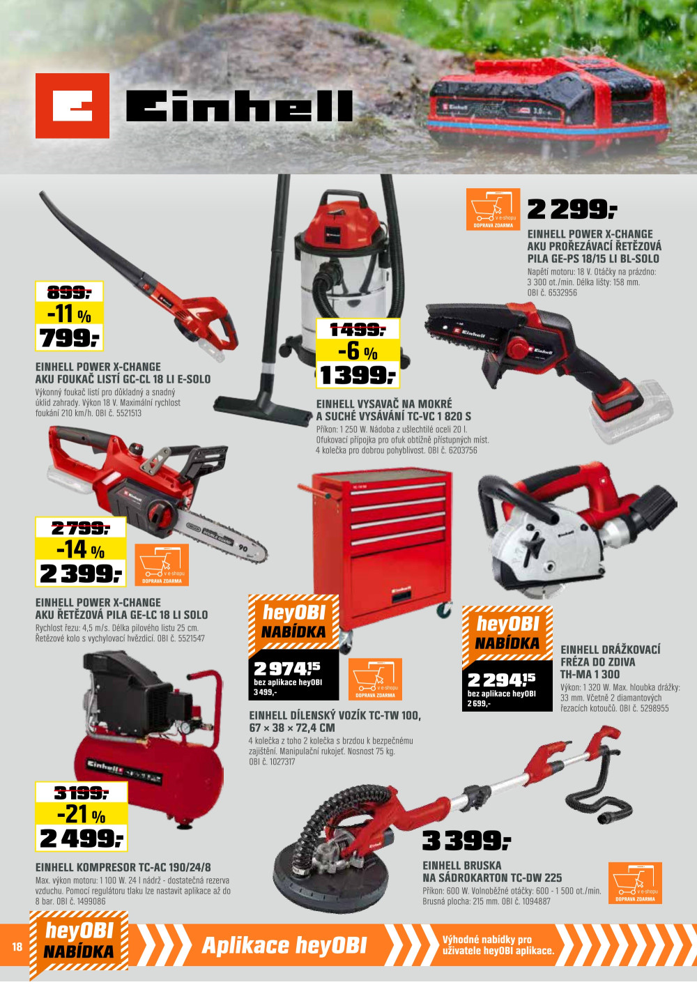 Leták OBI leták - strana 18