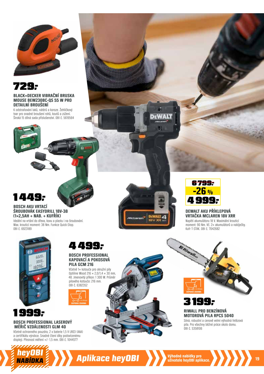 Leták OBI leták - strana 19
