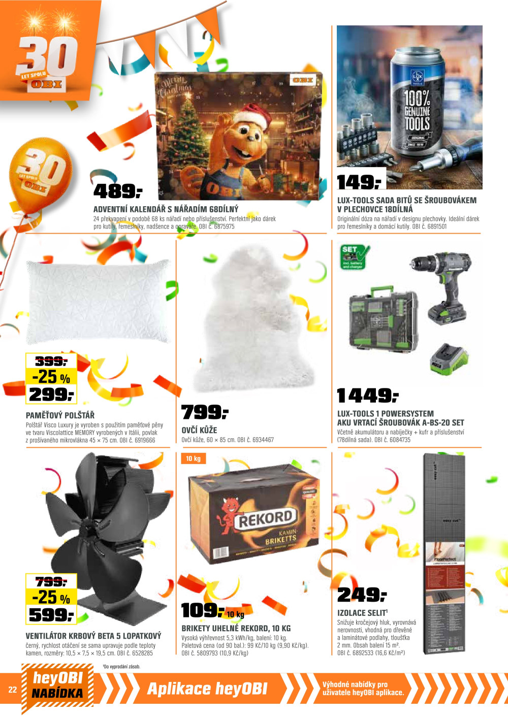 Leták OBI leták - strana 22