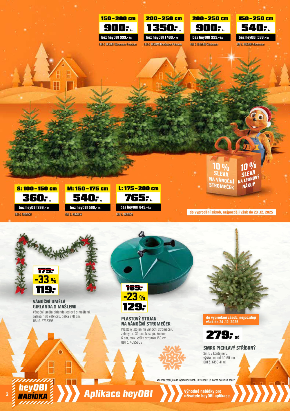 Leták OBI leták - strana 2