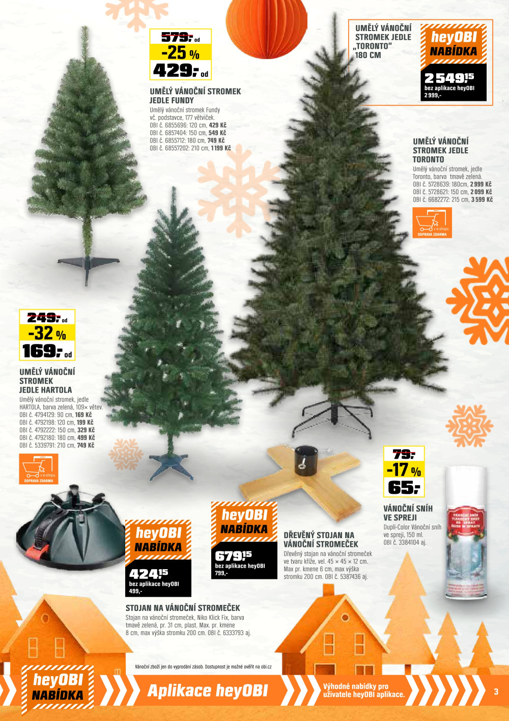 Leták OBI leták - strana 3