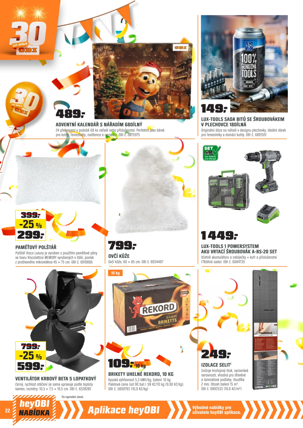 Leták OBI leták - strana 22