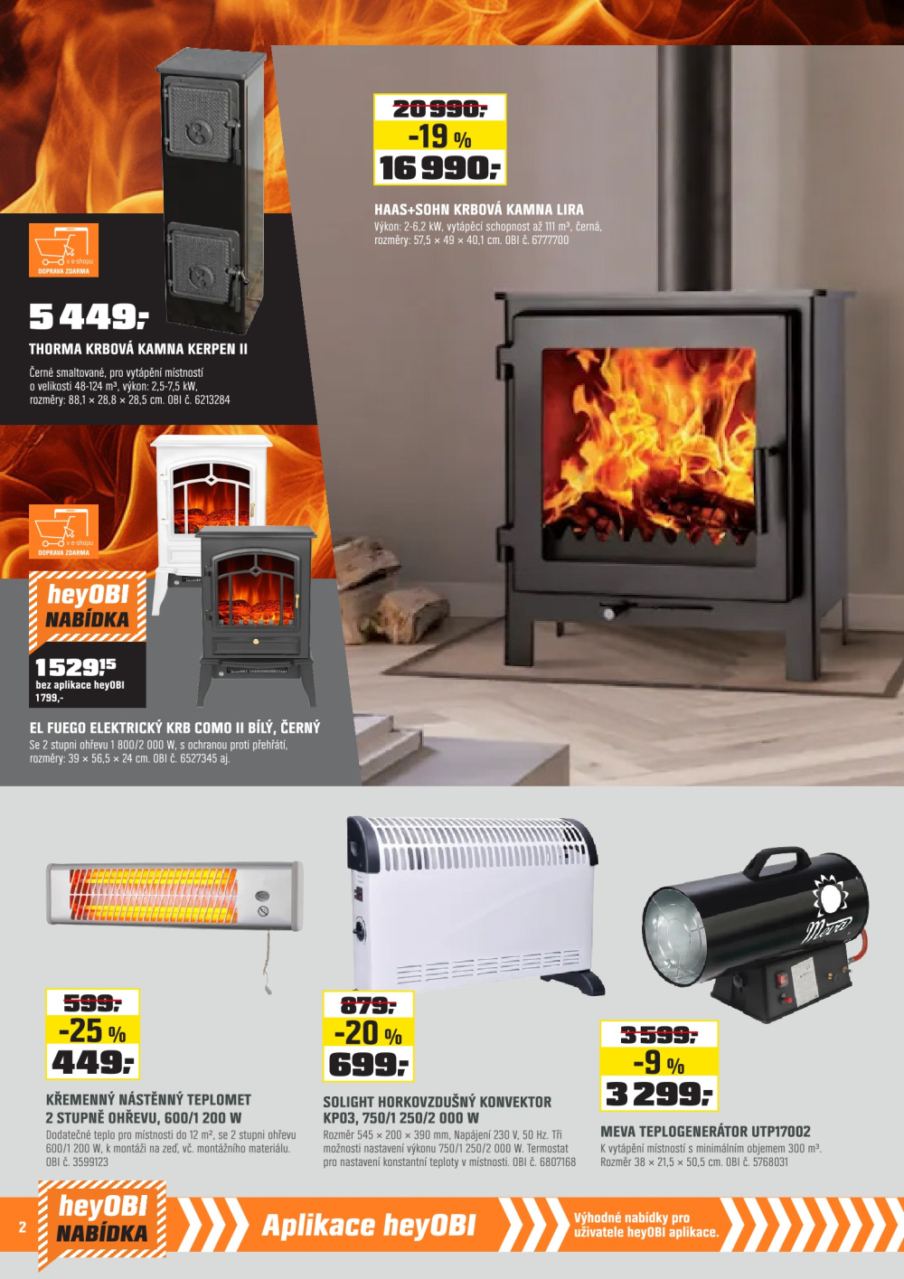 Leták OBI leták - strana 2