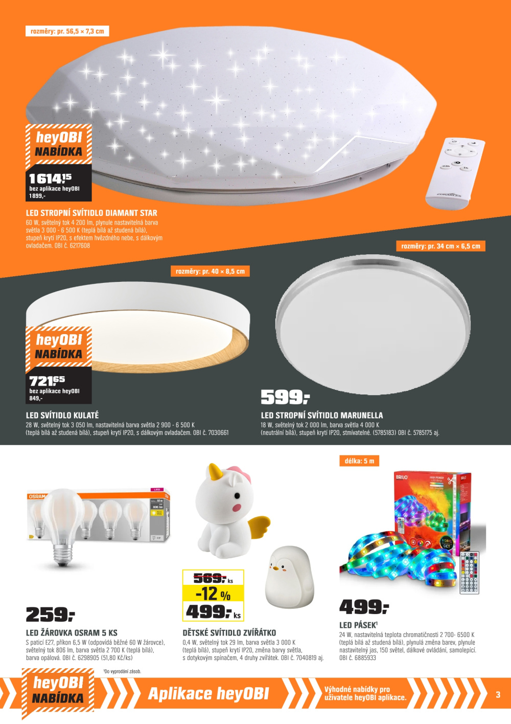 Leták OBI leták - strana 3
