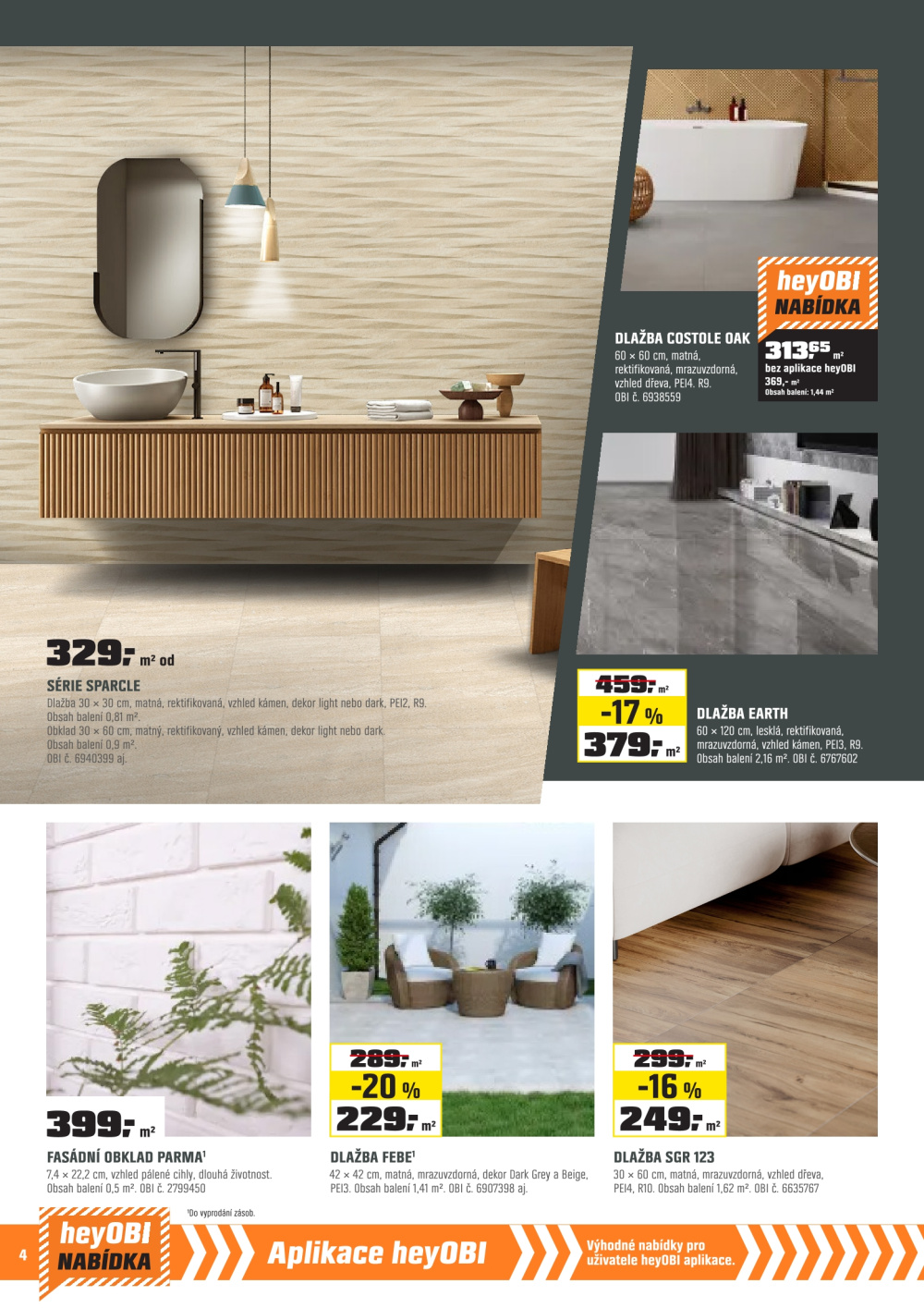Leták OBI leták - strana 4