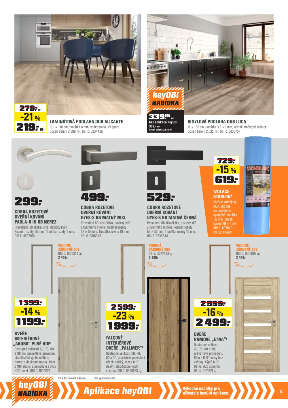 Leták OBI leták - strana 5
