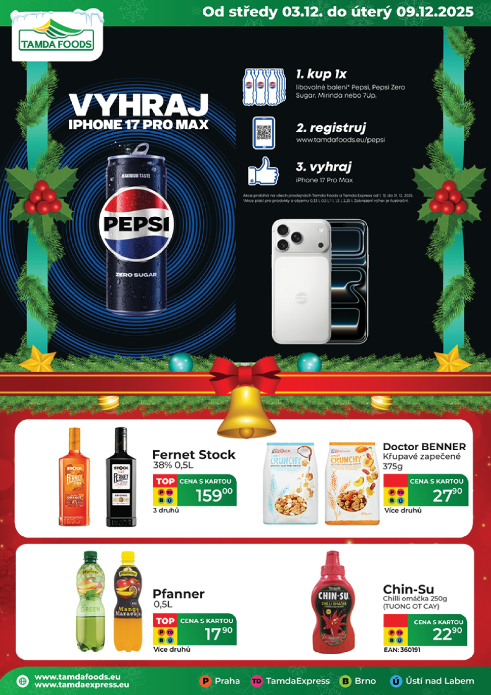 Leták TAMDA FOODS leták - strana 1