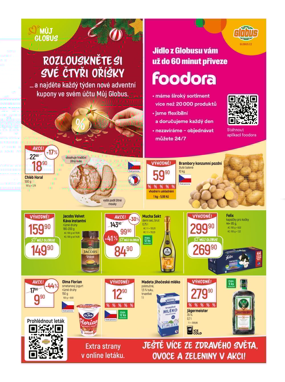 Leták Globus leták Praha - Černý Most - strana 2