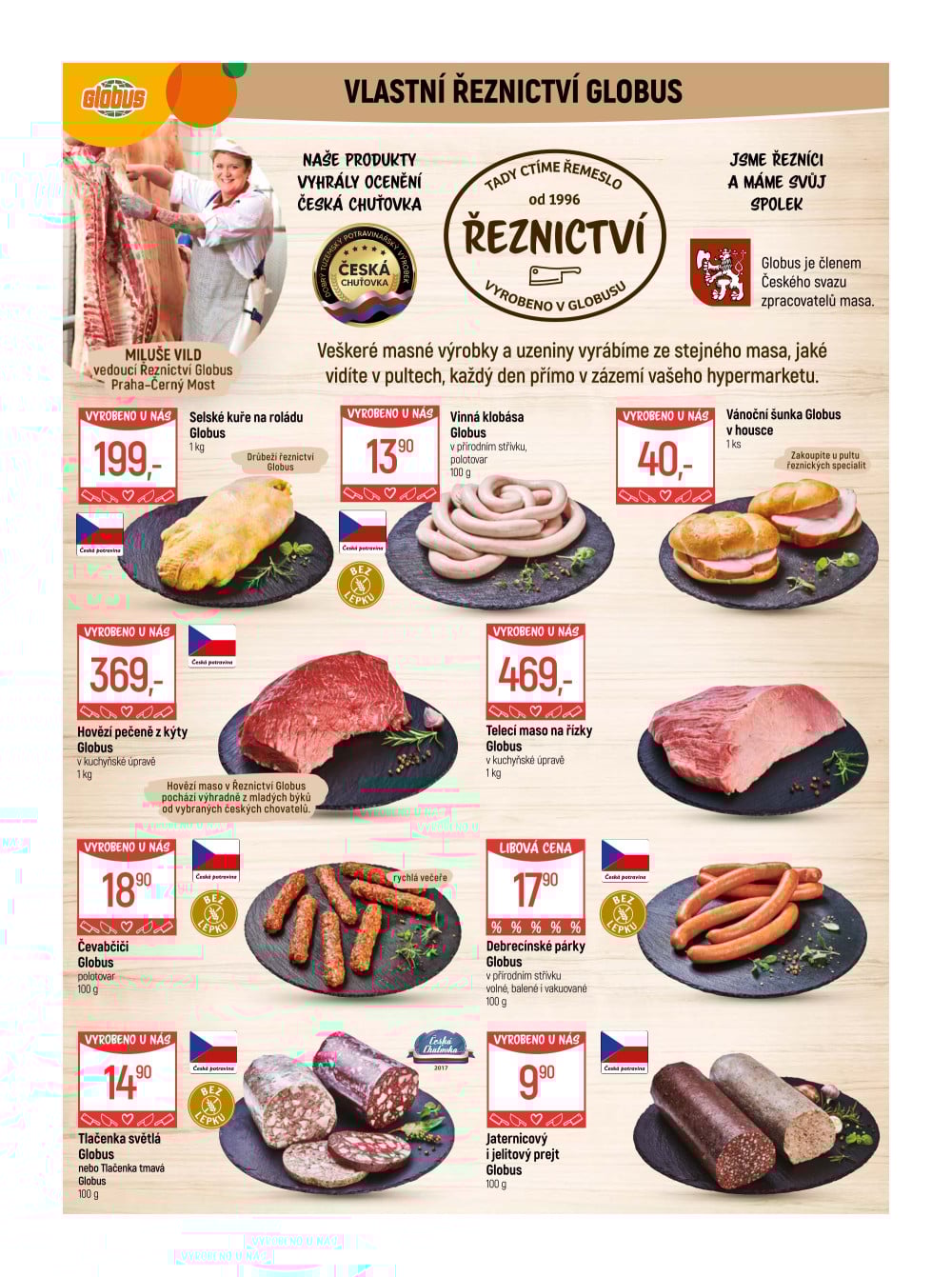 Leták Globus leták Praha - Černý Most - strana 5