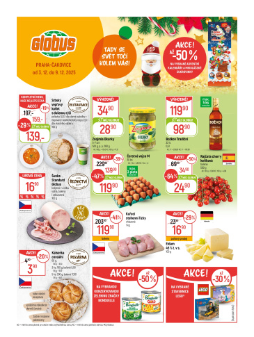 Globus leták Praha - Čakovice