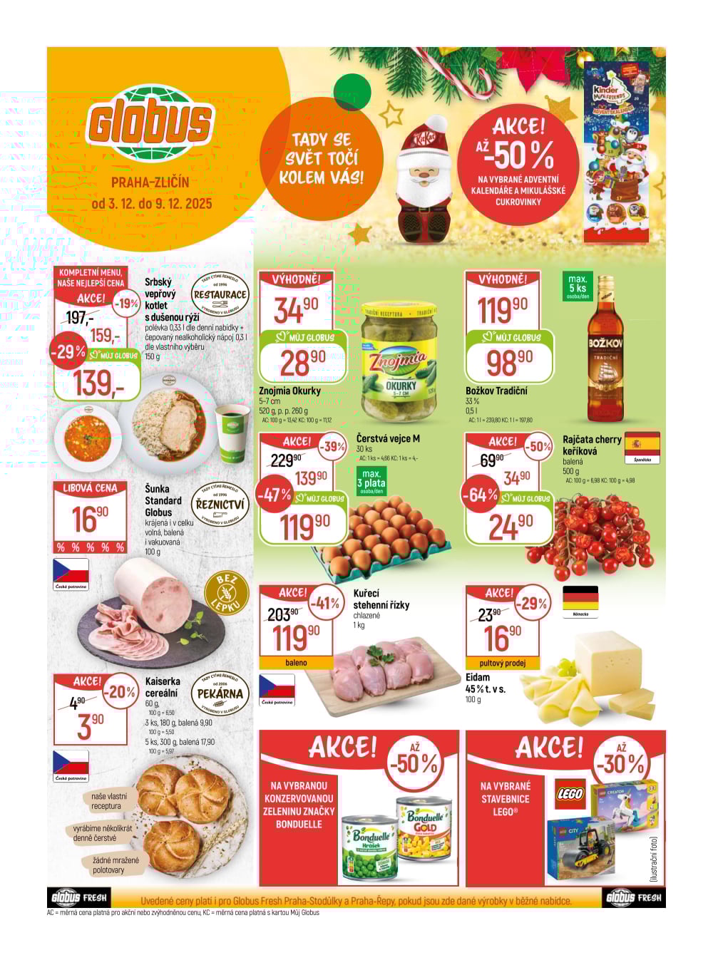 Leták Globus leták Praha - Zličín - strana 1