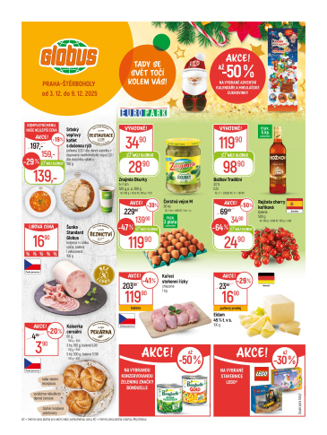 Globus leták Praha - Štěrboholy