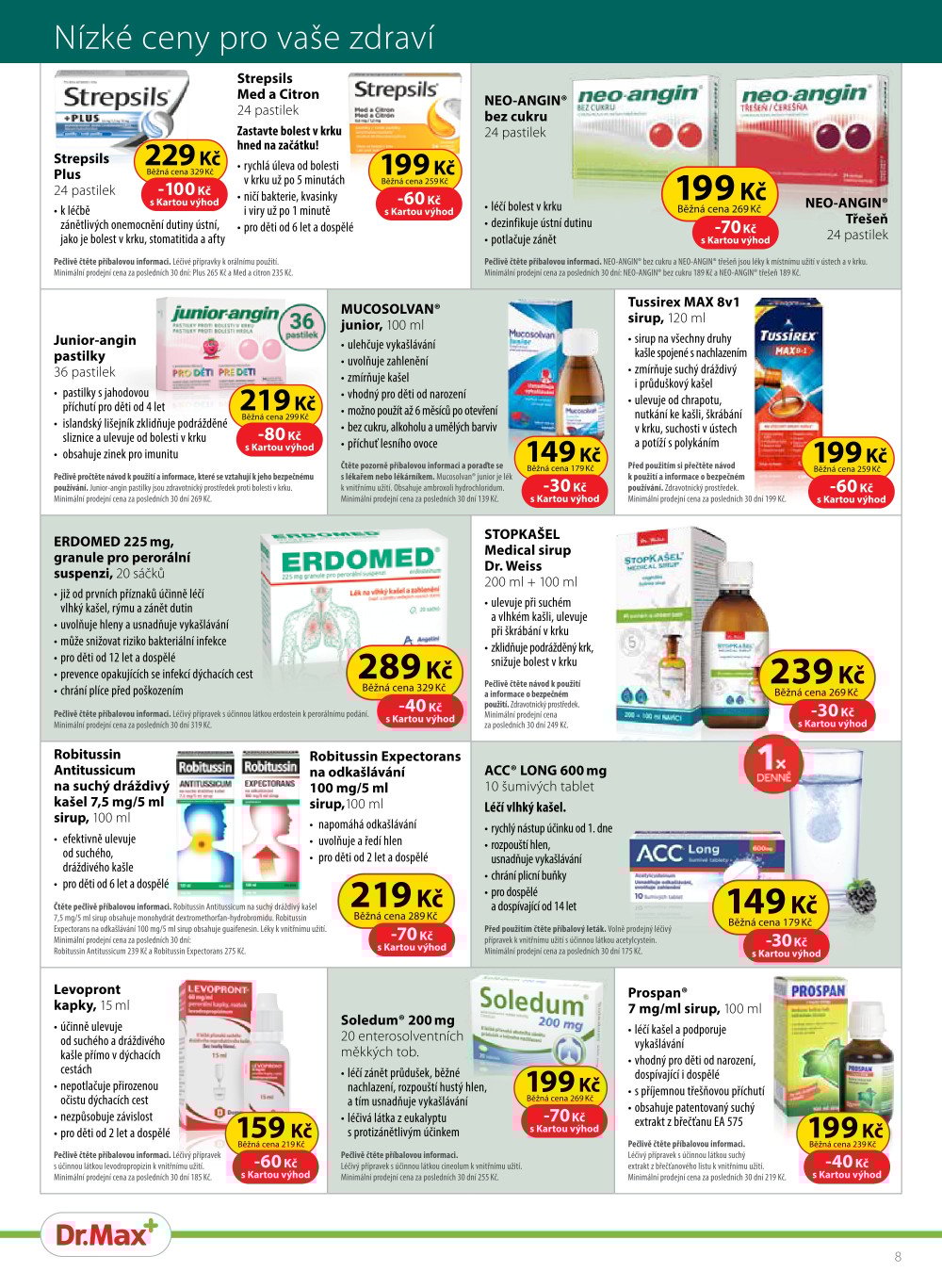 Leták Dr. Max leták - strana 8