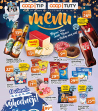 Akční leták COOP  - TIP a TUTY Menu