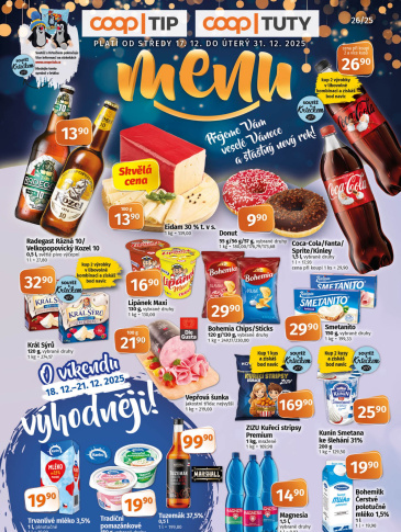 COOP leták - TIP a TUTY Menu