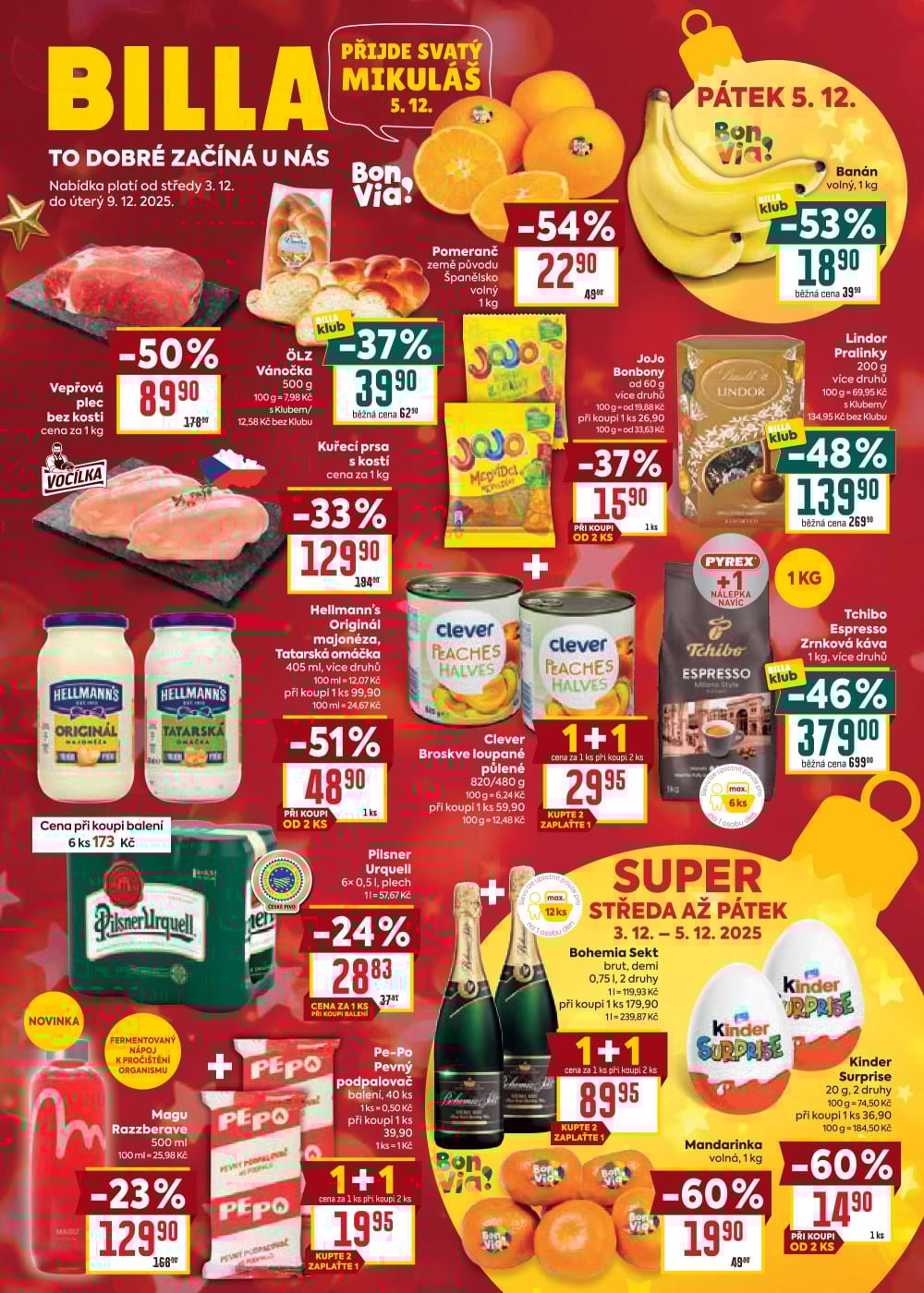 Leták BILLA velký leták - strana 1